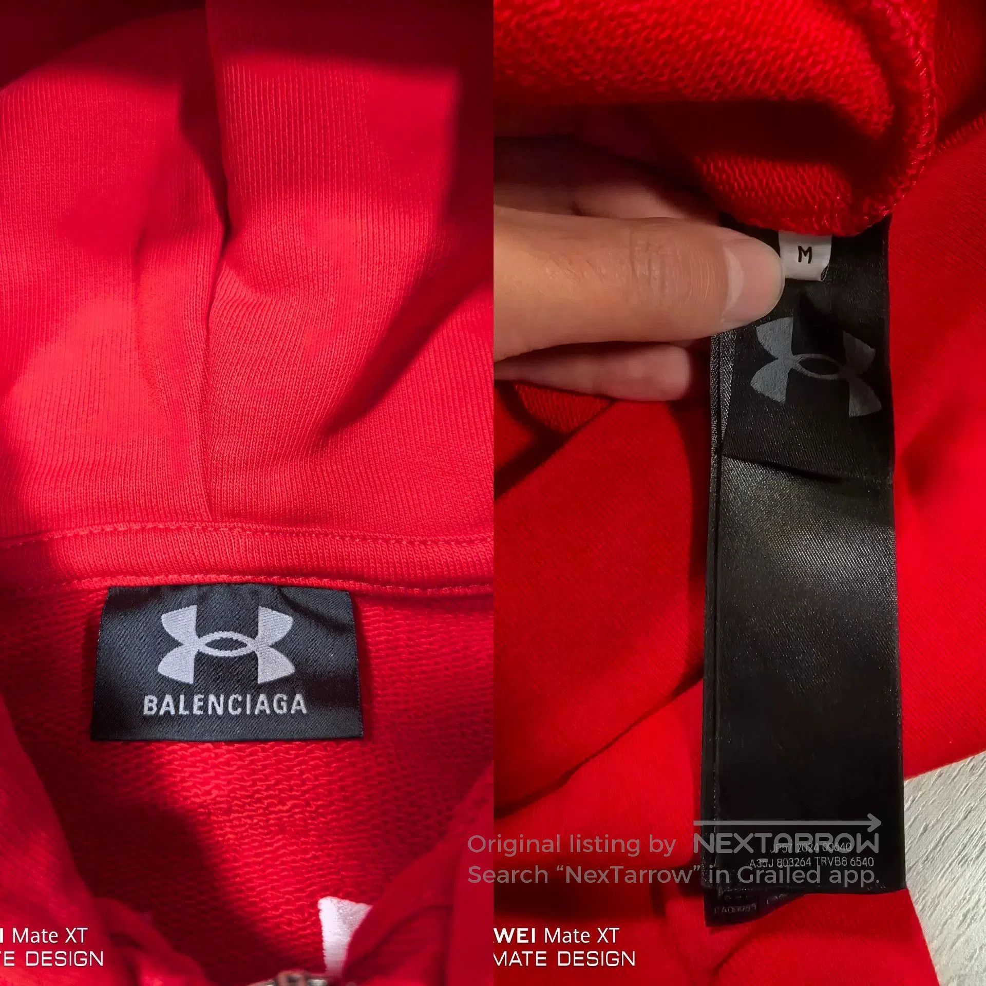 Balenciaga balenciaga under armour embroidered zip hoodie set. Size US M / EU 48-50 / 2 - 6 Thumbnail