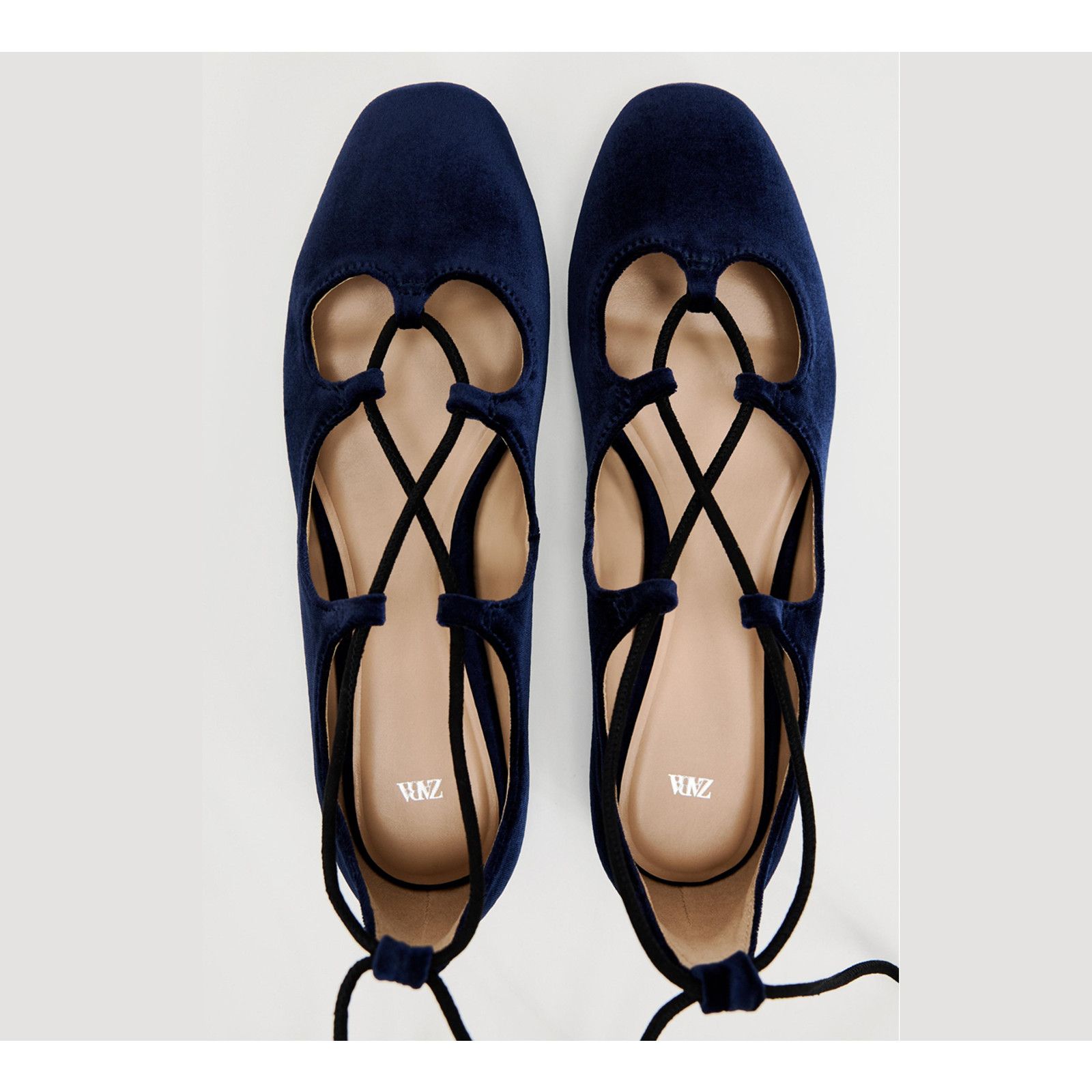 Zara ZARA Flats with Tie Closure NWT Size US 8 / IT 38 - 14 Thumbnail