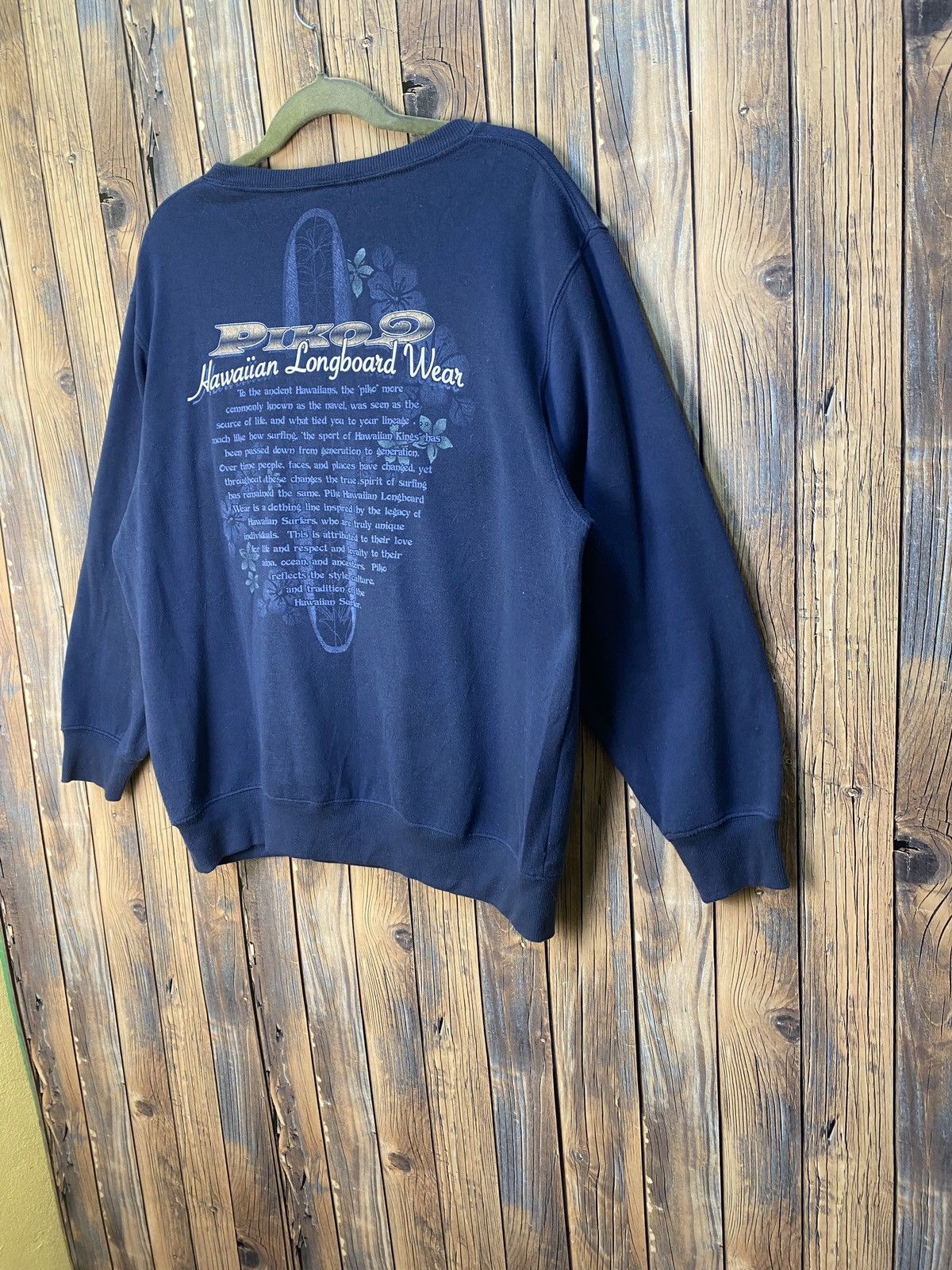 Alexander Julian × Beauty Beast × Vintage Vintage piko hawaiian longboard crewneck sweatshirt Size US L / EU 52-54 / 3 - 4 Thumbnail