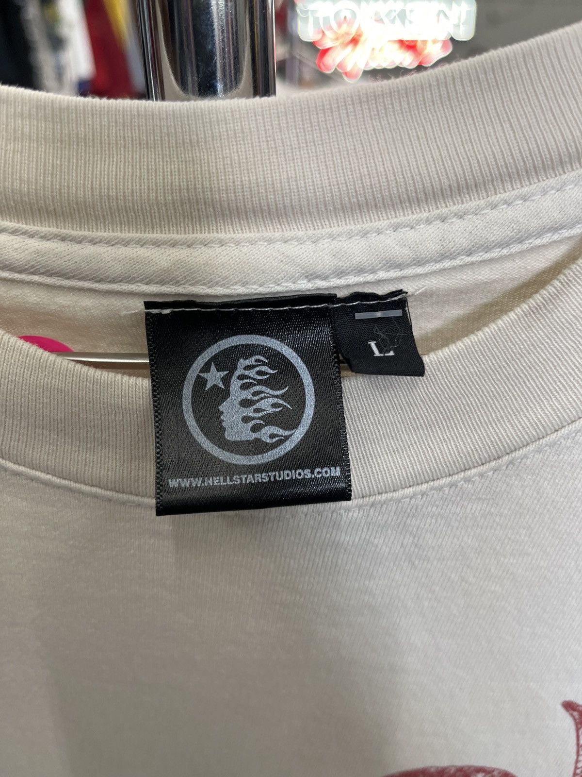 HELLSTAR I Love NY Cream Tee Size US L / EU 52-54 / 3 - 3 Thumbnail