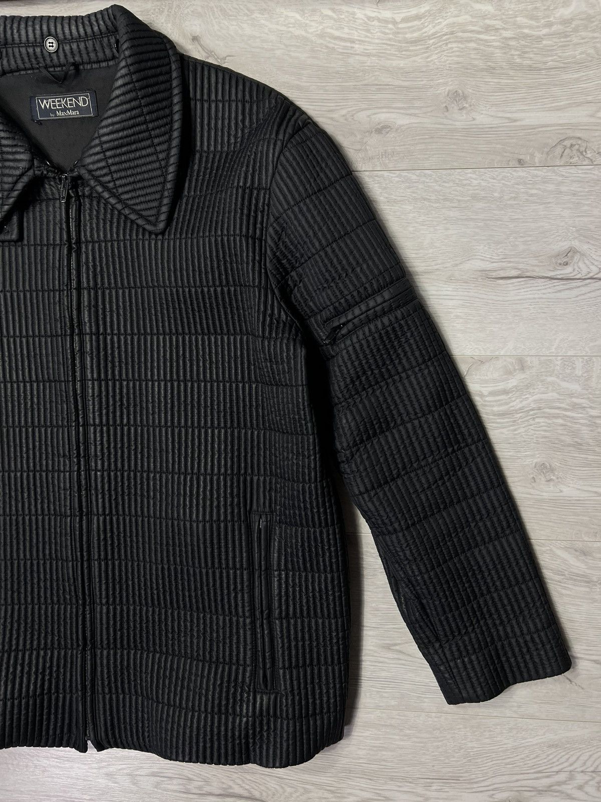 Vintage × Weekend Max Mara Vintage Weekend by Max Mara Ribbed Jacket Size M / US 6-8 / IT 42-44 - 2 Thumbnail