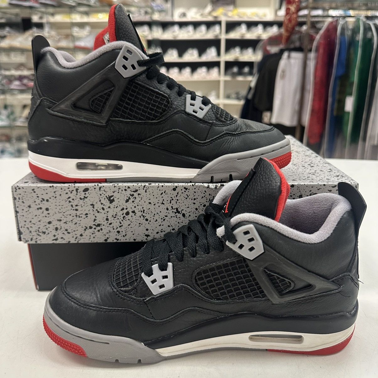 Jordan Brand Size 6Y (7.5W) - Nike Air Jordan 4 Retro Reimagined Bred Size US 7.5 / IT 37.5 - 2 Thumbnail