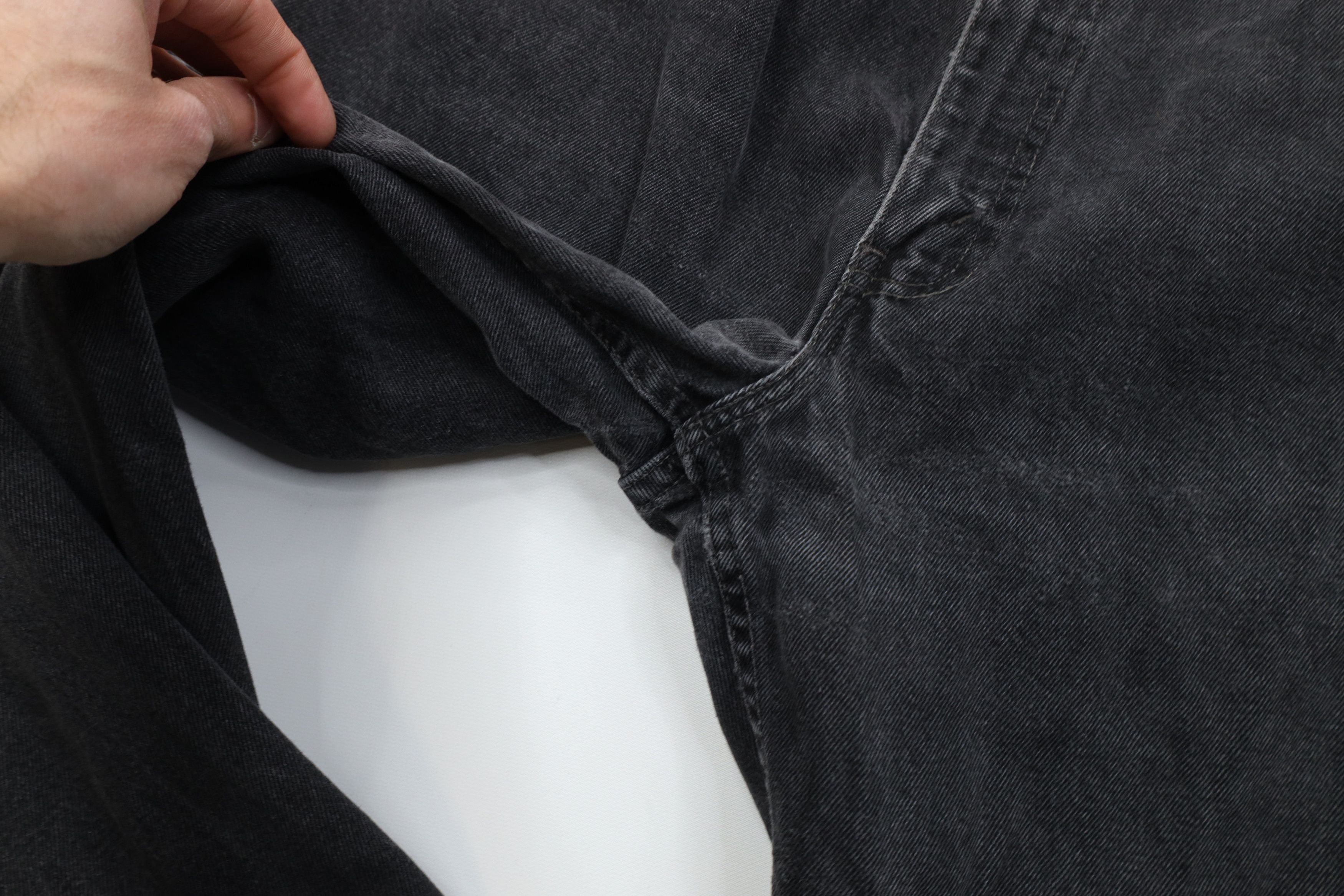 Levi's Vintage 90s Levis 550 Relaxed Fit Denim Jeans Black Cotton Size US 40 / EU 56 - 6 Thumbnail
