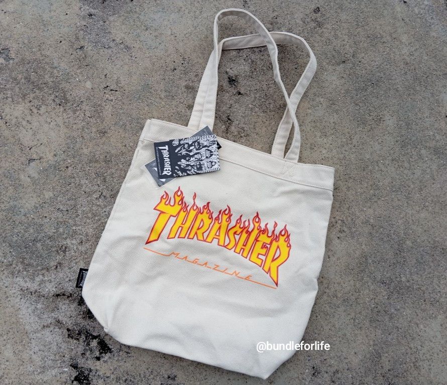 Thrasher Thrasher 🛹🔥 Tote Bag Canvas Cotton Size ONE SIZE - 2 Thumbnail