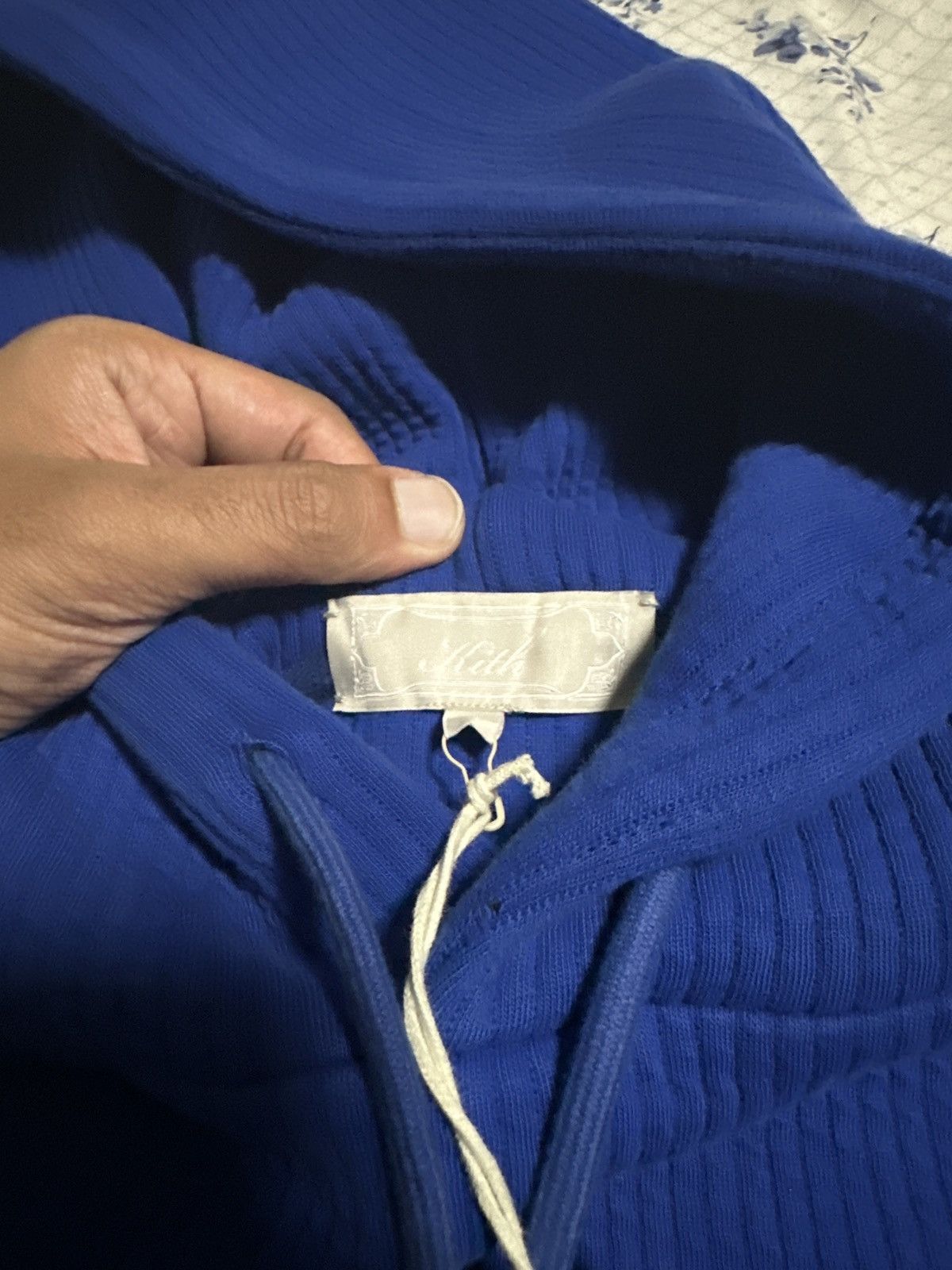 Kith KITH STRIPED INTERLOCK WILLIAMS III HOODIE - CYCLONE Size US M / EU 48-50 / 2 - 3 Thumbnail