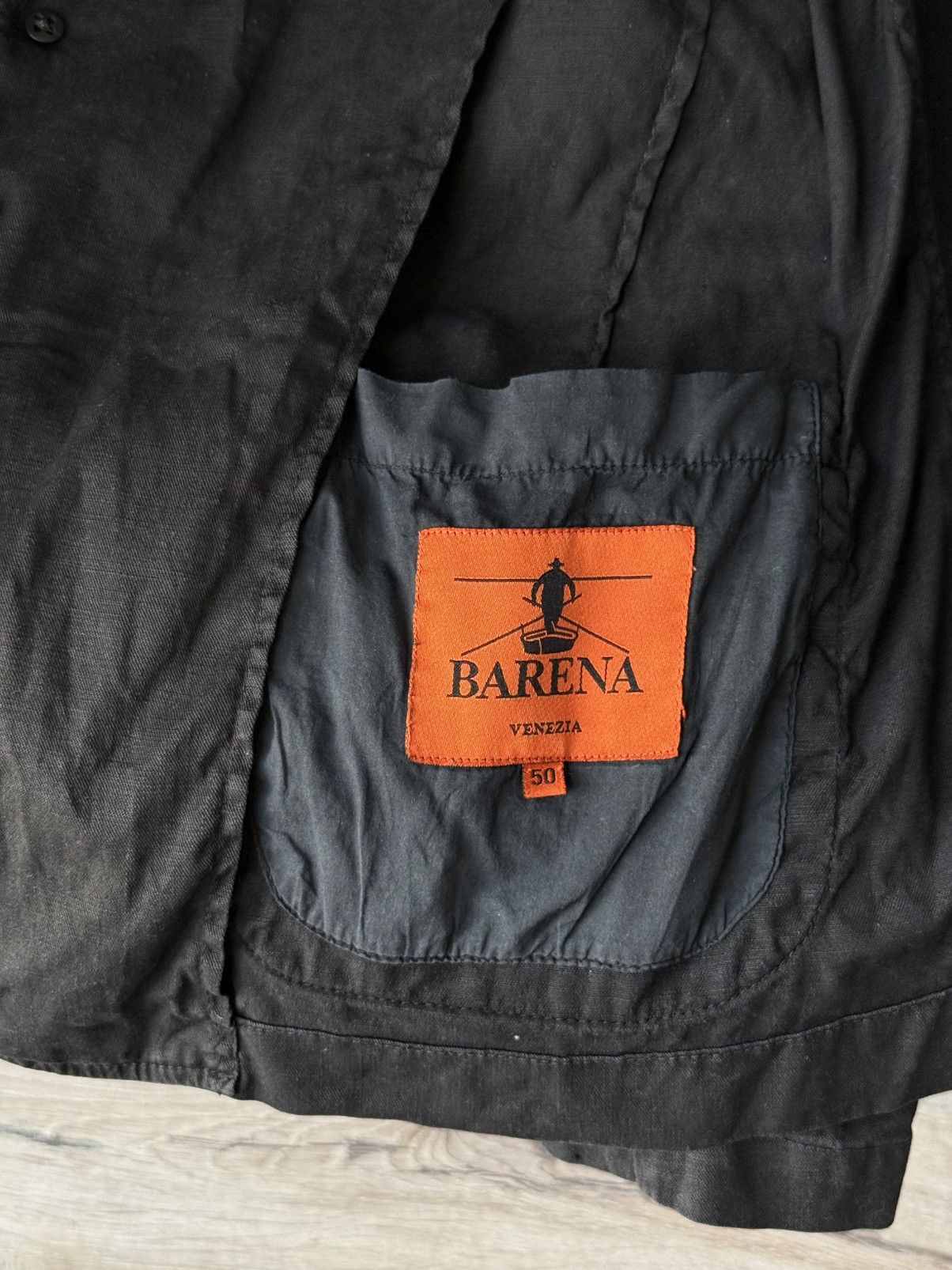 Barena Barena Venezia Garment-Dyed Linen blend twill Blazer Size 40R - 14 Thumbnail