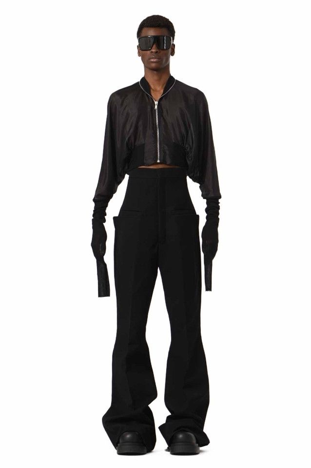 Rick Owens o1s1v1n0724 Flight Jackets in Black Size US M / EU 48-50 / 2 - 1 Thumbnail