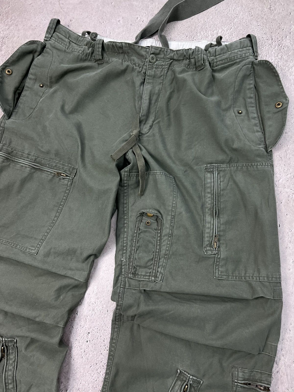 Carhartt × Vintage Vintage y2k Carhartt Baggy olive Cargo Pants Size US 34 / EU 50 - 4 Thumbnail