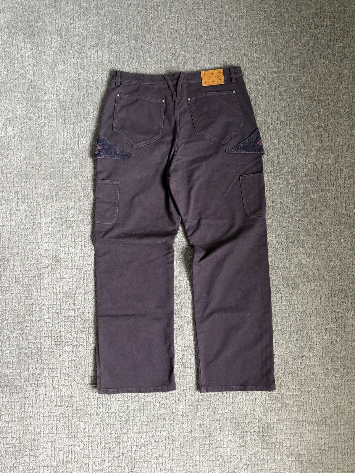 Louis Vuitton FLOWER MONOGRAM BAGGY JEANS Size US 36 / EU 52 - 2 Thumbnail