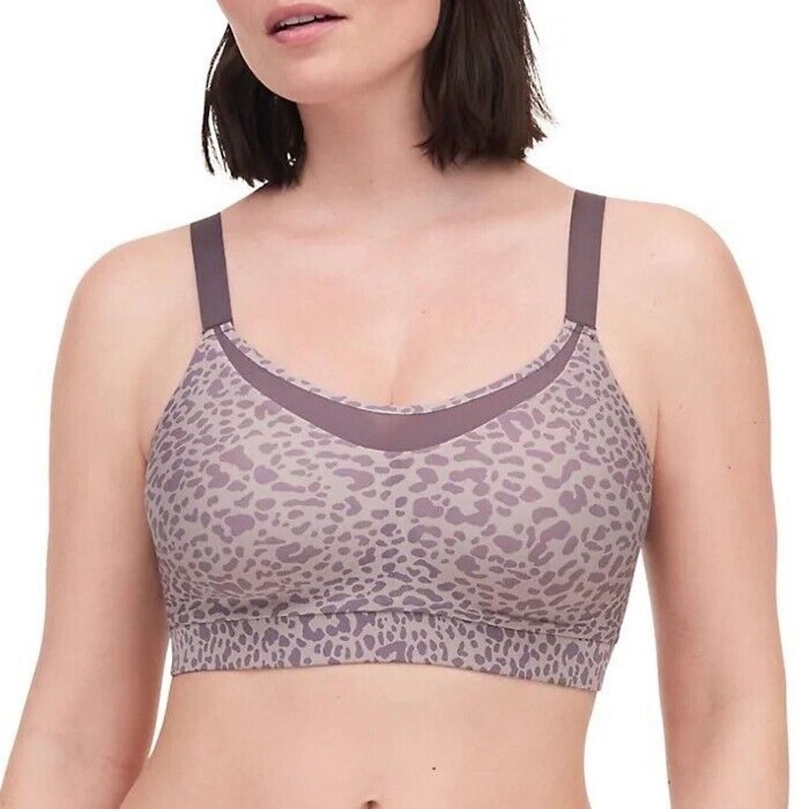 Chantelle Women Wireless Low Impact Athletics Bra Size S in Brown