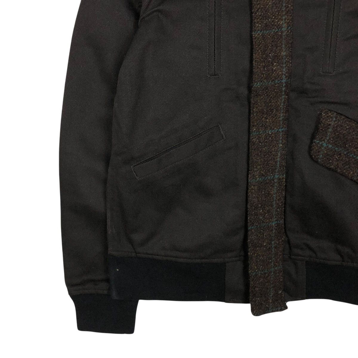 Harris Tweed 🔥VINTAGE WOOL BOMBER JACKET HARRIS TWEED HERRINGBONE Size US S / EU 44-46 / 1 - 6 Thumbnail