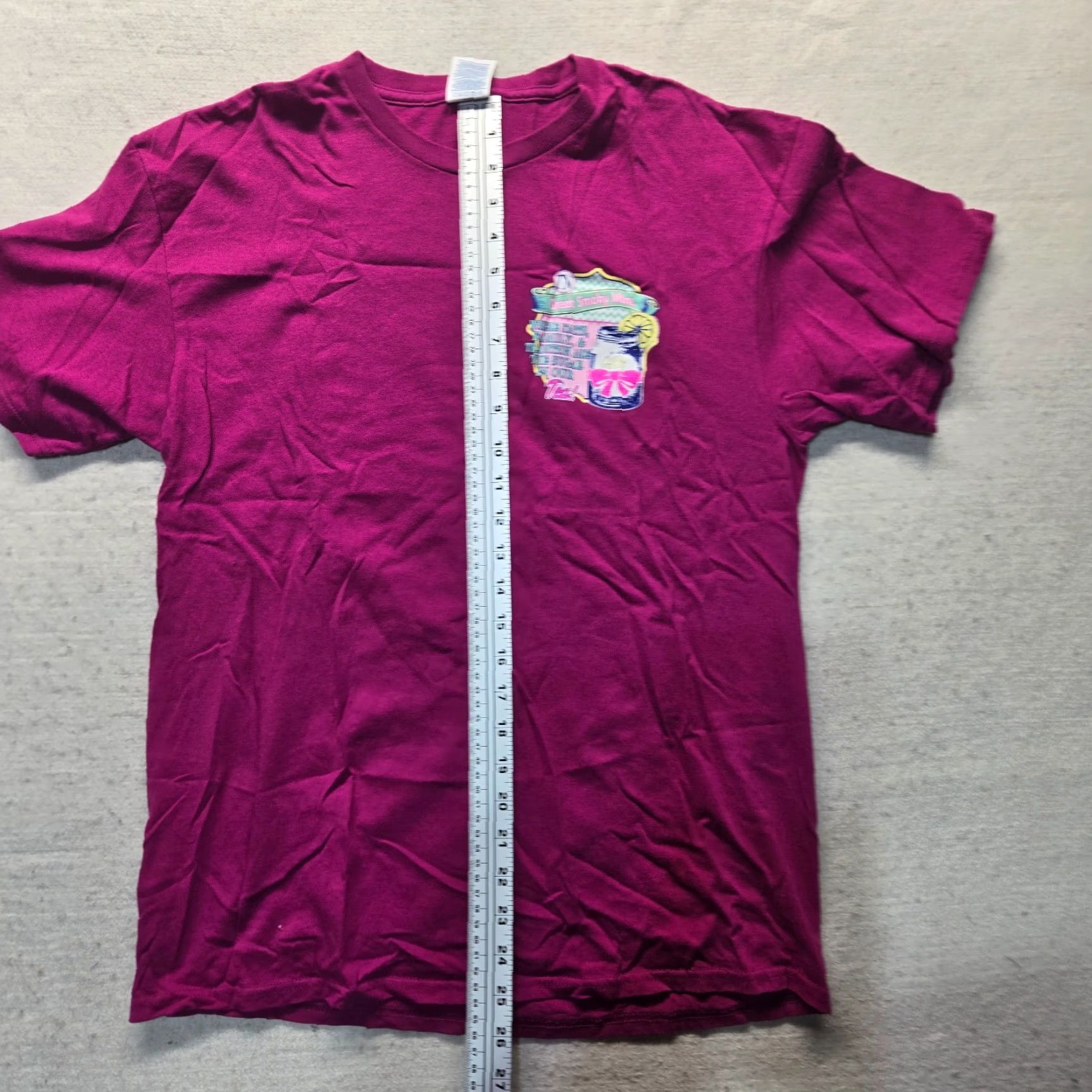 Fruit Of The Loom Fruit of the Loom Shirt Adult Men L Purple Short Sleeve Tee T-Shirt Great Smoky Mountains 90s (if applicable) Mens Size US L / EU 52-54 / 3 - 7 Thumbnail