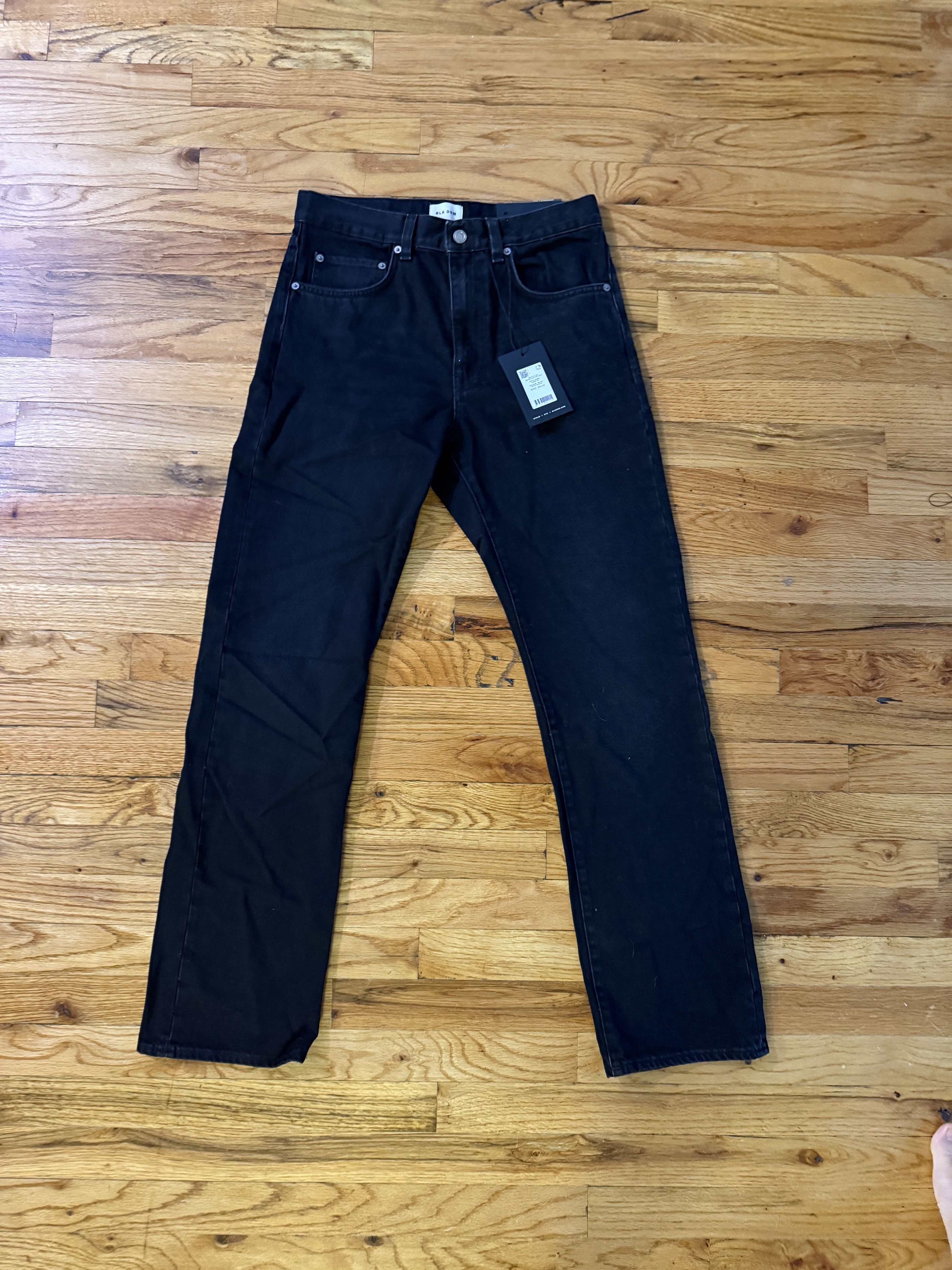 Blk Dnm BLK DNM NYC 'JEANS 55' BLACK JEANS 30X32 Size US 30 / EU 46 - 1 Thumbnail
