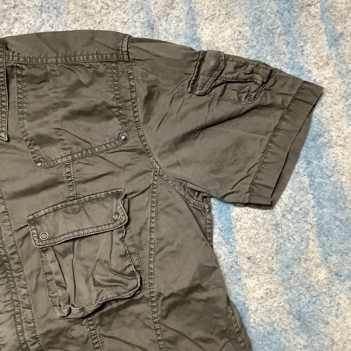 Issey Miyake × Le Grande Bleu (L.G.B.) × Tete Homme Vintage Bondage Military Issey Miyake Tete Homme Size US M / EU 48-50 / 2 - 4 Thumbnail