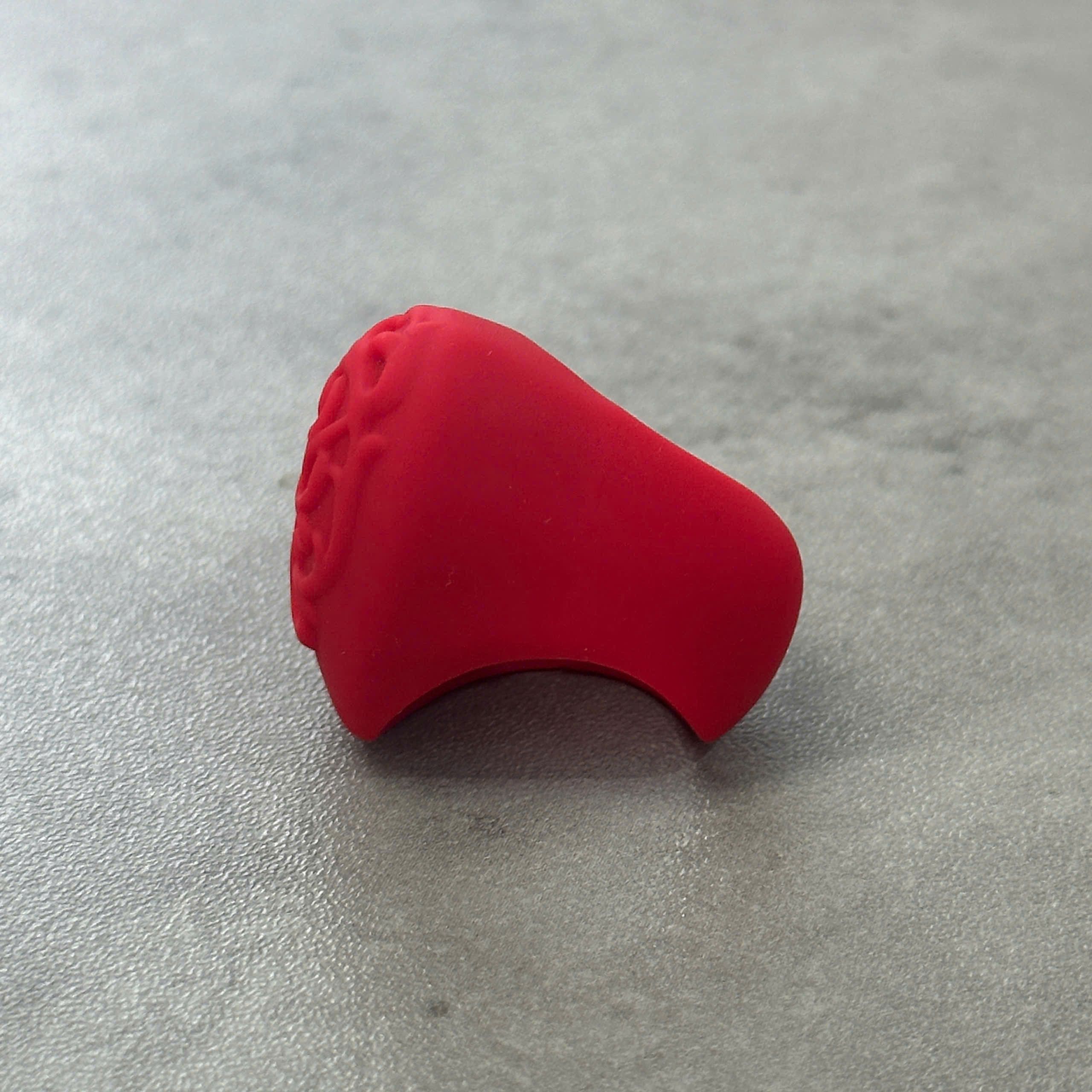Chrome Hearts CHROME HEARTS Silicrome Ring RED Size ONE SIZE - 3 Thumbnail