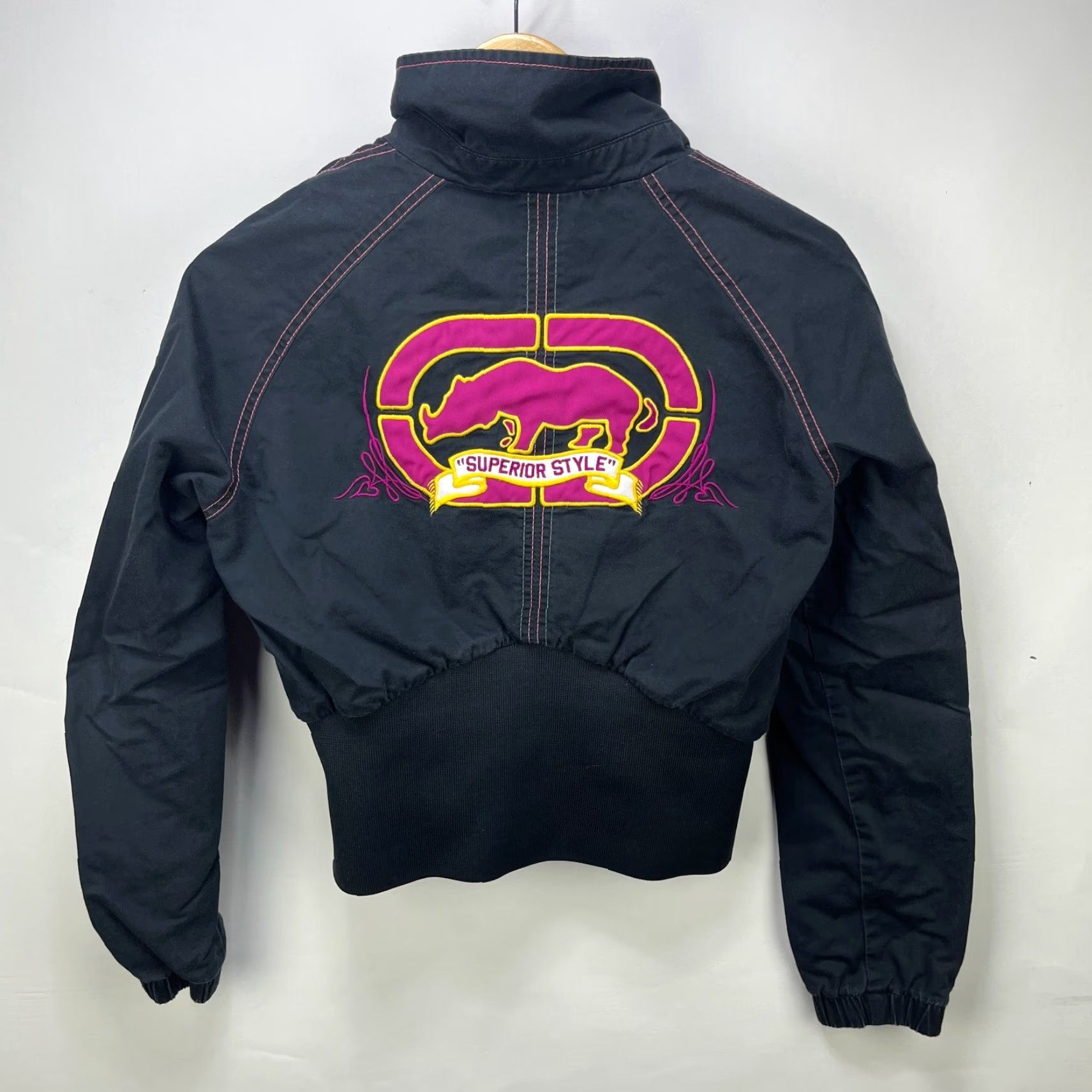Vintage VINTAGE Ecko Red Jacket Women L Red Hip Hop Basic Jacket Tracksuit Size L Size L / US 10 / IT 46 - 2 Thumbnail