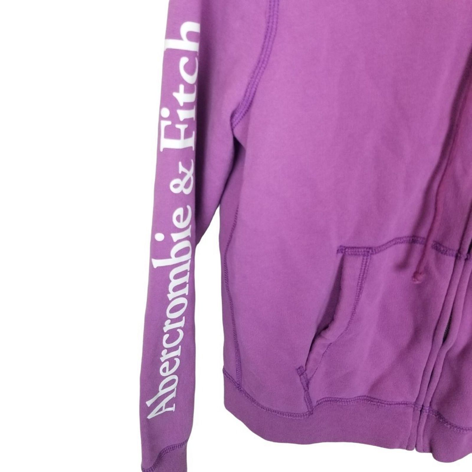 Abercrombie & Fitch Abercrombie & Fitch Hoodie Sweatshirt Full Zip S Y2K Preppy Size S / US 4 / IT 40 - 4 Thumbnail