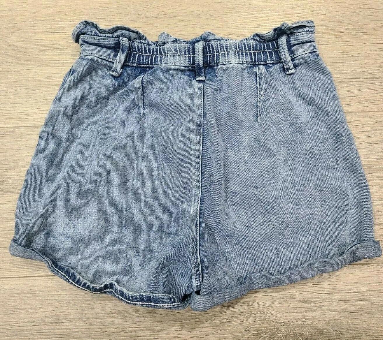 Designer Wild Fable High Waisted Jean Shorts 90s Scrunched Waist Size 32" / US 10 / IT 46 - 2 Thumbnail