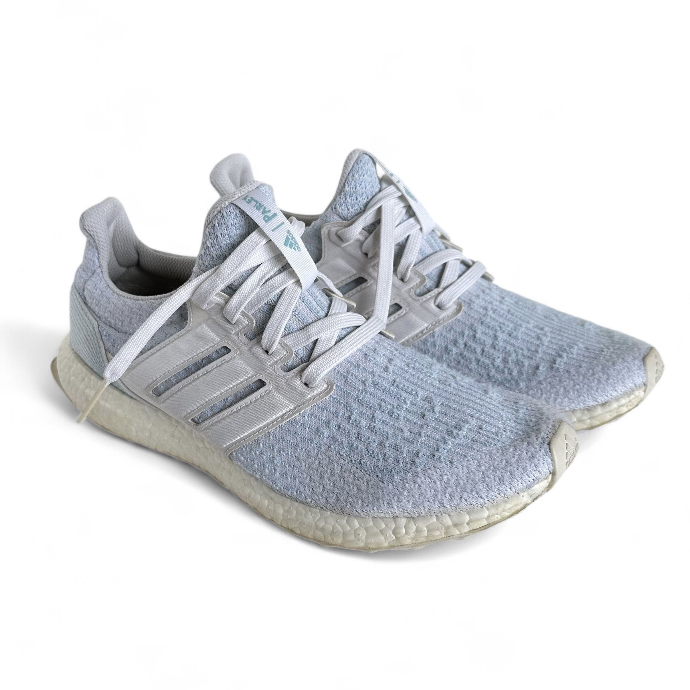 Adidas adidas Performance Ultra Boost Parley "White / Icey Blue" Size US 11 / EU 44 - 7 Thumbnail