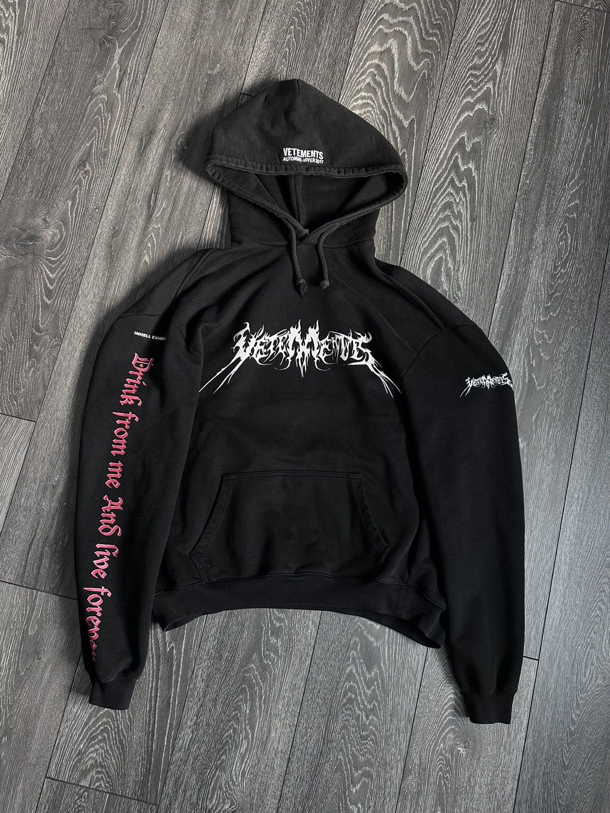 Vetements Vetements Total Fucking Darkness TFD Homme Hoodie Size M
