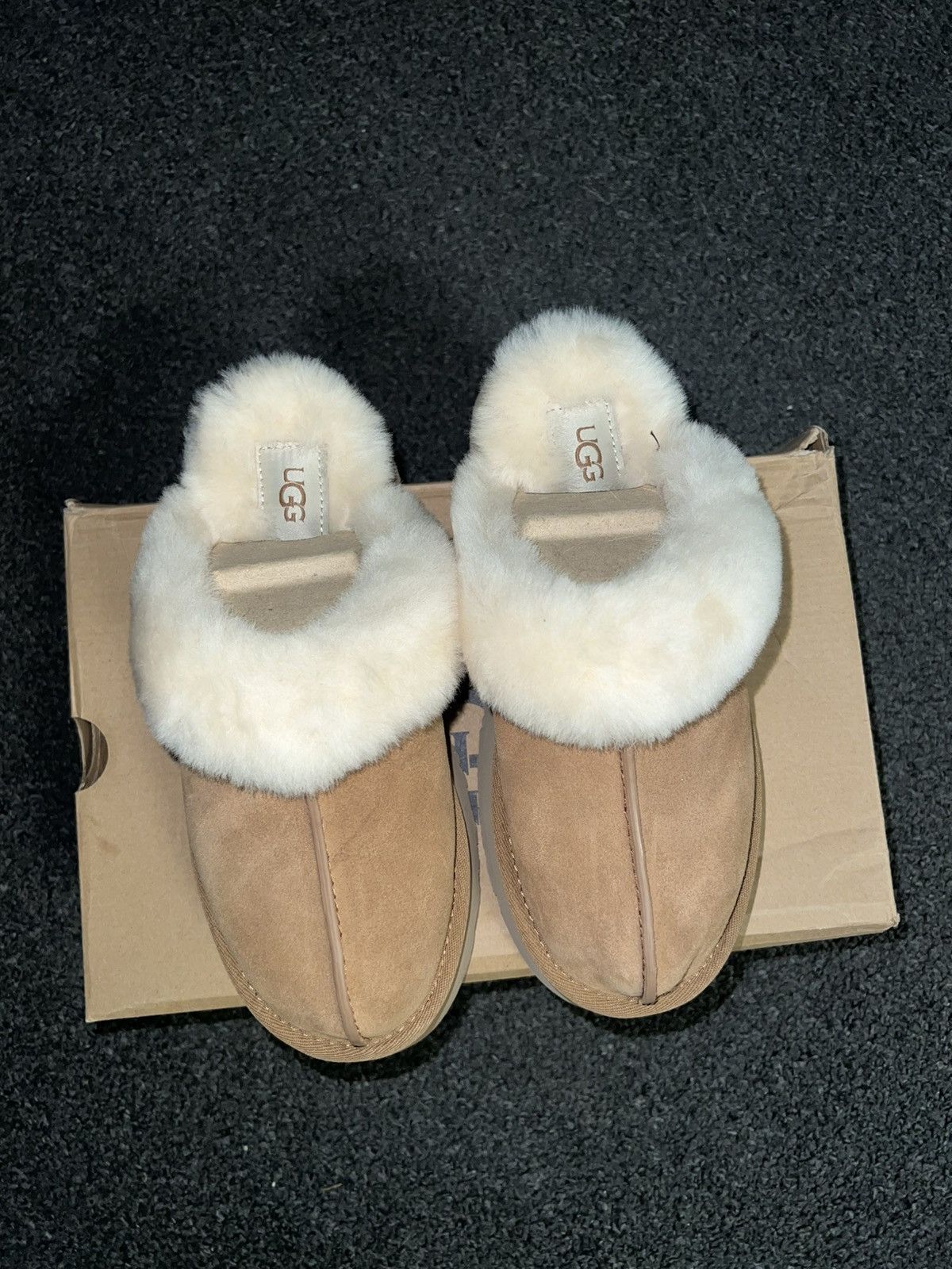 Ugg UGG Women's Disquette Platform Clog Slipper, US 7, Chestnut Size US 7 / IT 37 - 1 Thumbnail