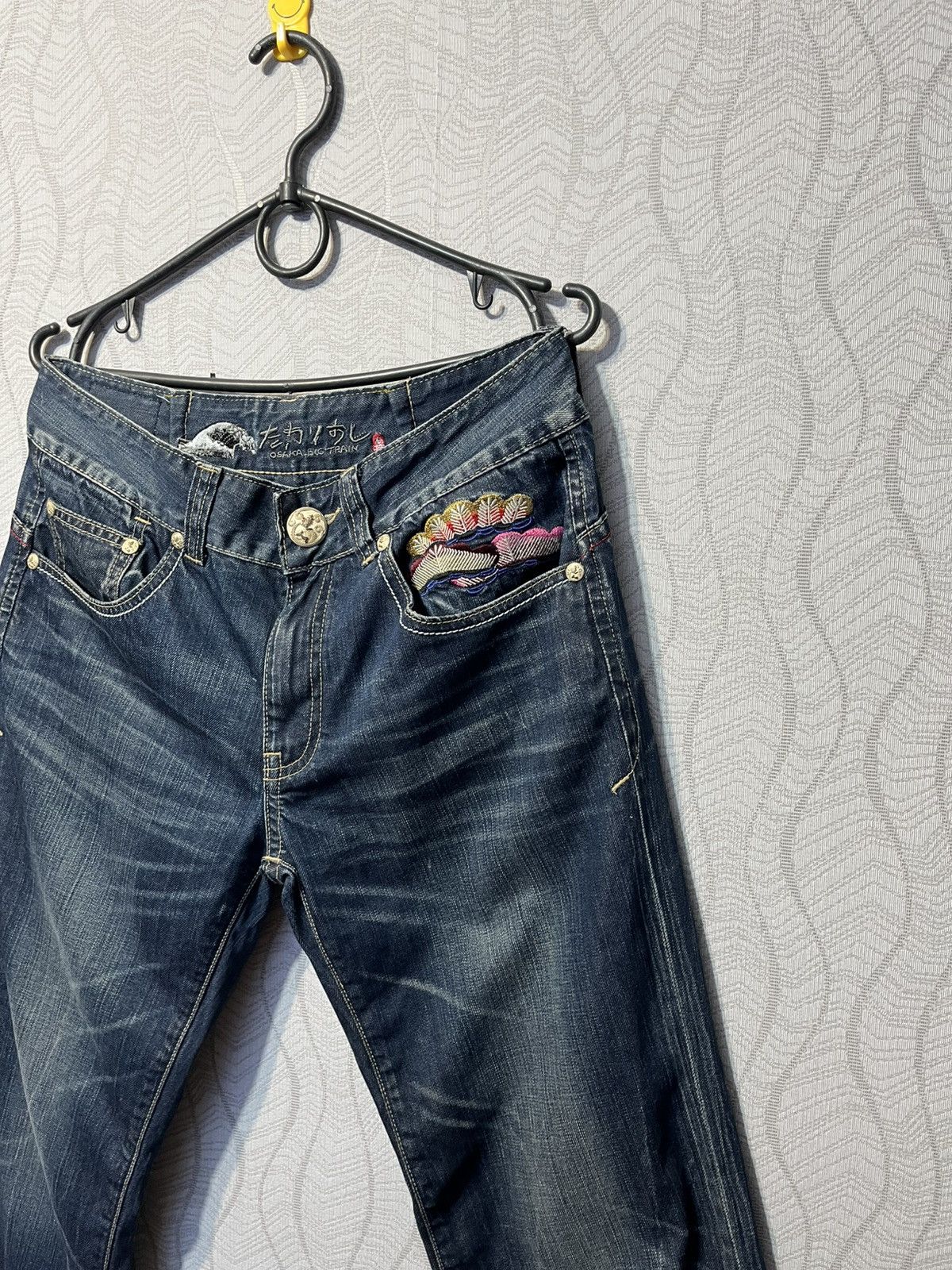 Japanese Brand Osaka Big Train Y2K Streetwear Japan Jeans Embroidered Logo Size US 30 / EU 46 - 5 Thumbnail