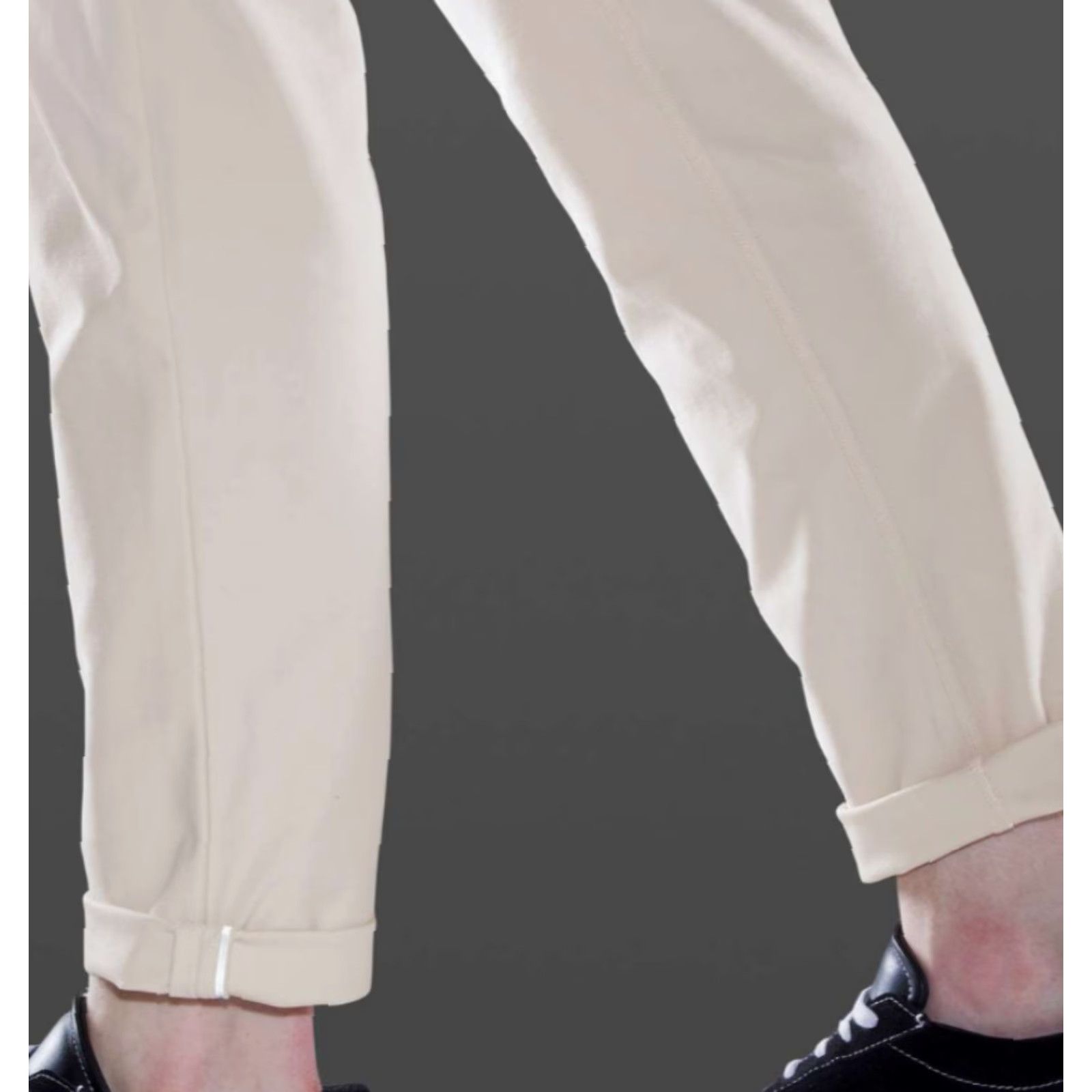 Lululemon Lululemon Men’s ABC Slim-Fit Utilitech Pants White Opal 34x32.5 Slim Chino Pant Jeans Trousers Flat Front Belt Loops 34 Mens Size US 34 / EU 50 - 3 Thumbnail