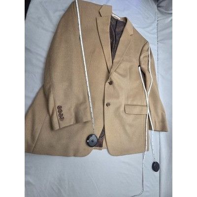 Ralph Lauren Ralph Lauren Suit Jacket 43 R Beige silk, wool, cashmere Des Size 42R - 4 Thumbnail