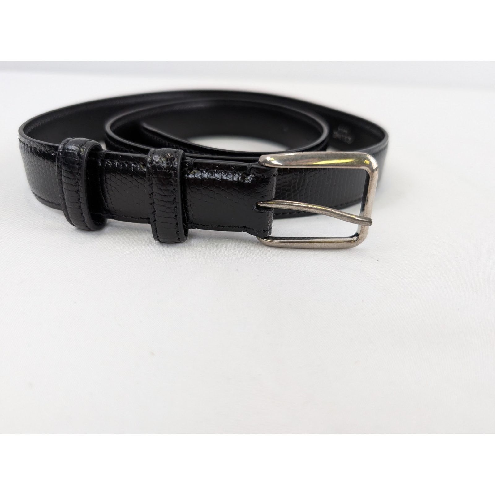 Celine o1rshd1 Size: 80 / Elegant Belt with Square Buckle Size ONE SIZE - 2 Thumbnail