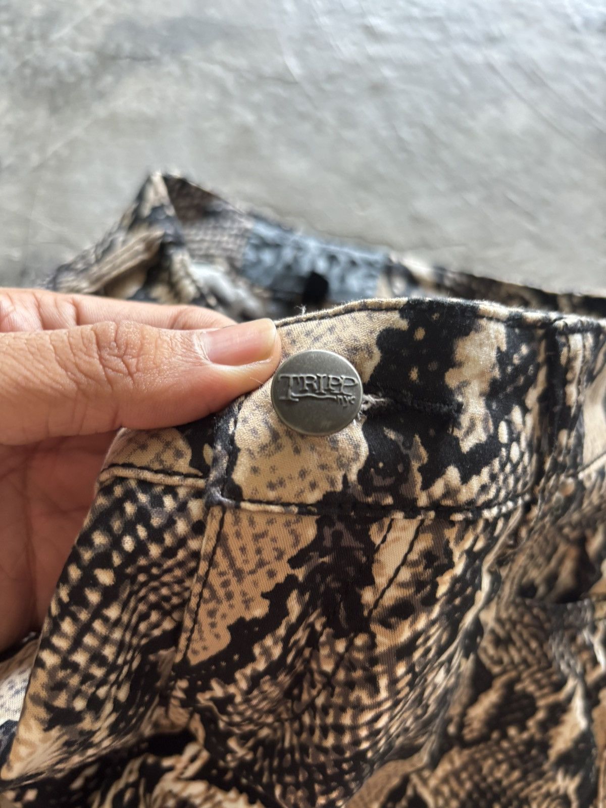 Tripp NYC TRIPP NYC snake printed skinny pant punk bondage gothic Size US 26 / EU 42 - 3 Thumbnail