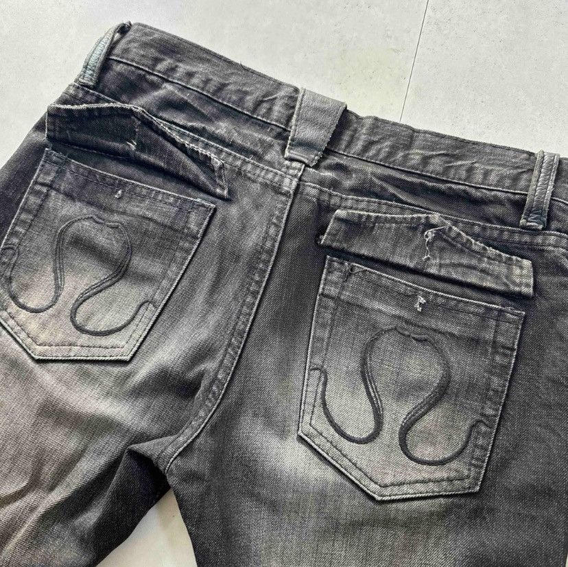 Fuga/Civarize Leather flared Denim