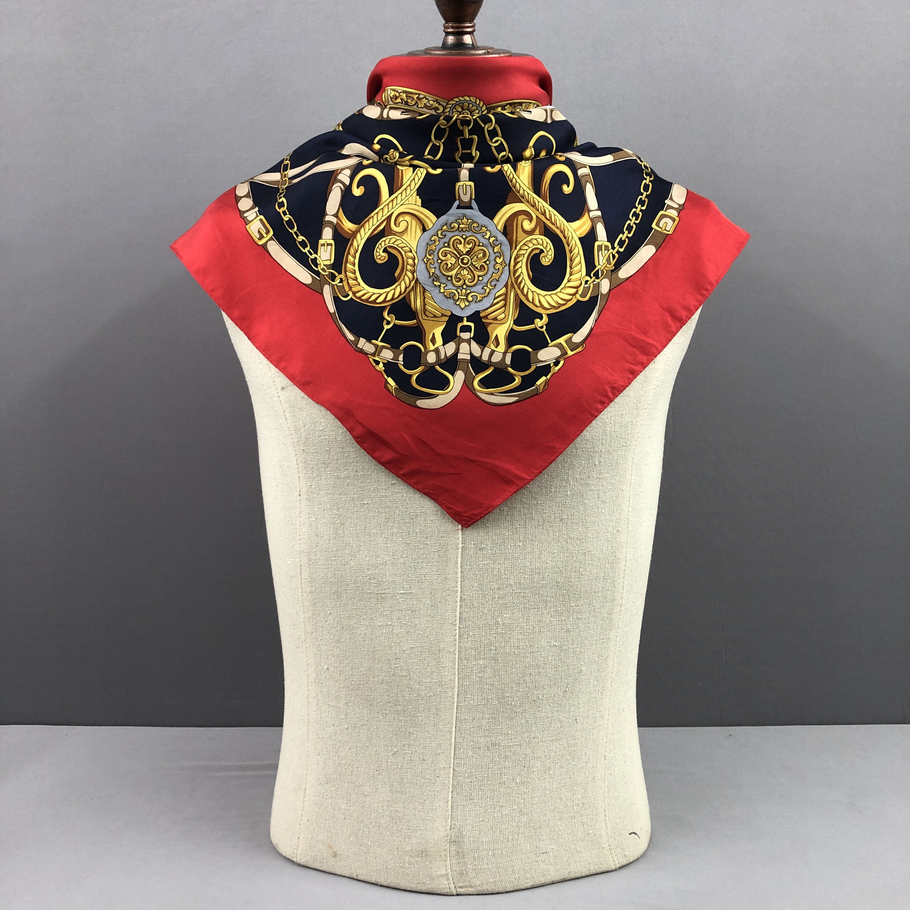 Other Vintage SILK Scarf Twill Stole Wraps Scarves Size ONE SIZE - 3 Thumbnail