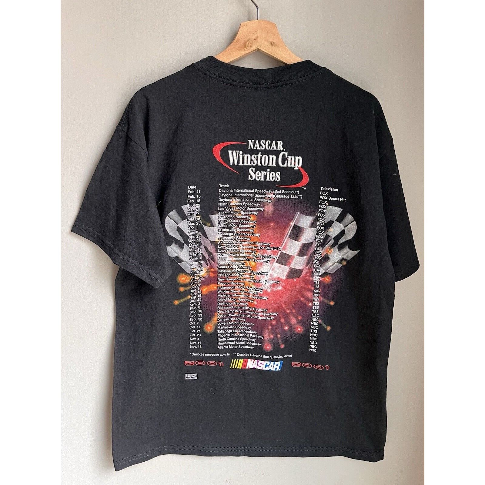 NASCAR VINTAGE NASCAR RACING WINSTON CUP SERIES T SHIRT MENS SIZE L Size US L / EU 52-54 / 3 - 3 Thumbnail