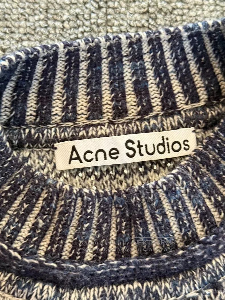 Acne Studios Acne Studios Men's Round Neck Heart Patterned Loose Wool M Size US S / EU 44-46 / 1 - 3 Thumbnail