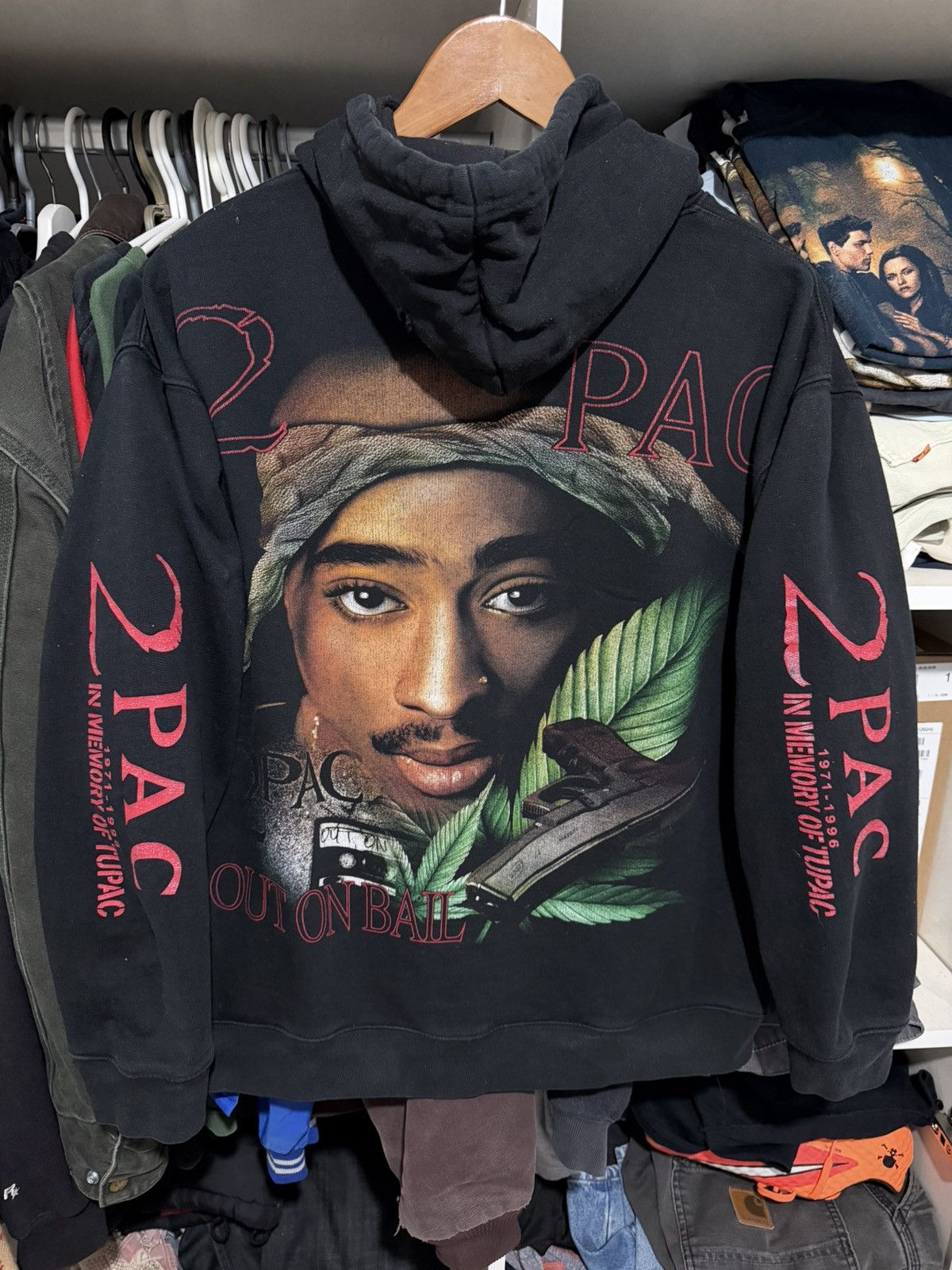 2Pac Hoodie Vintage Memory 1971-1996
