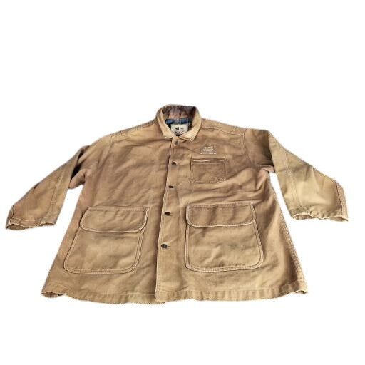 Vintage International Denim Jacket Men Sz XXL Brown Shelby Upholster Size US XXL / EU 58 / 5 - 1 Thumbnail