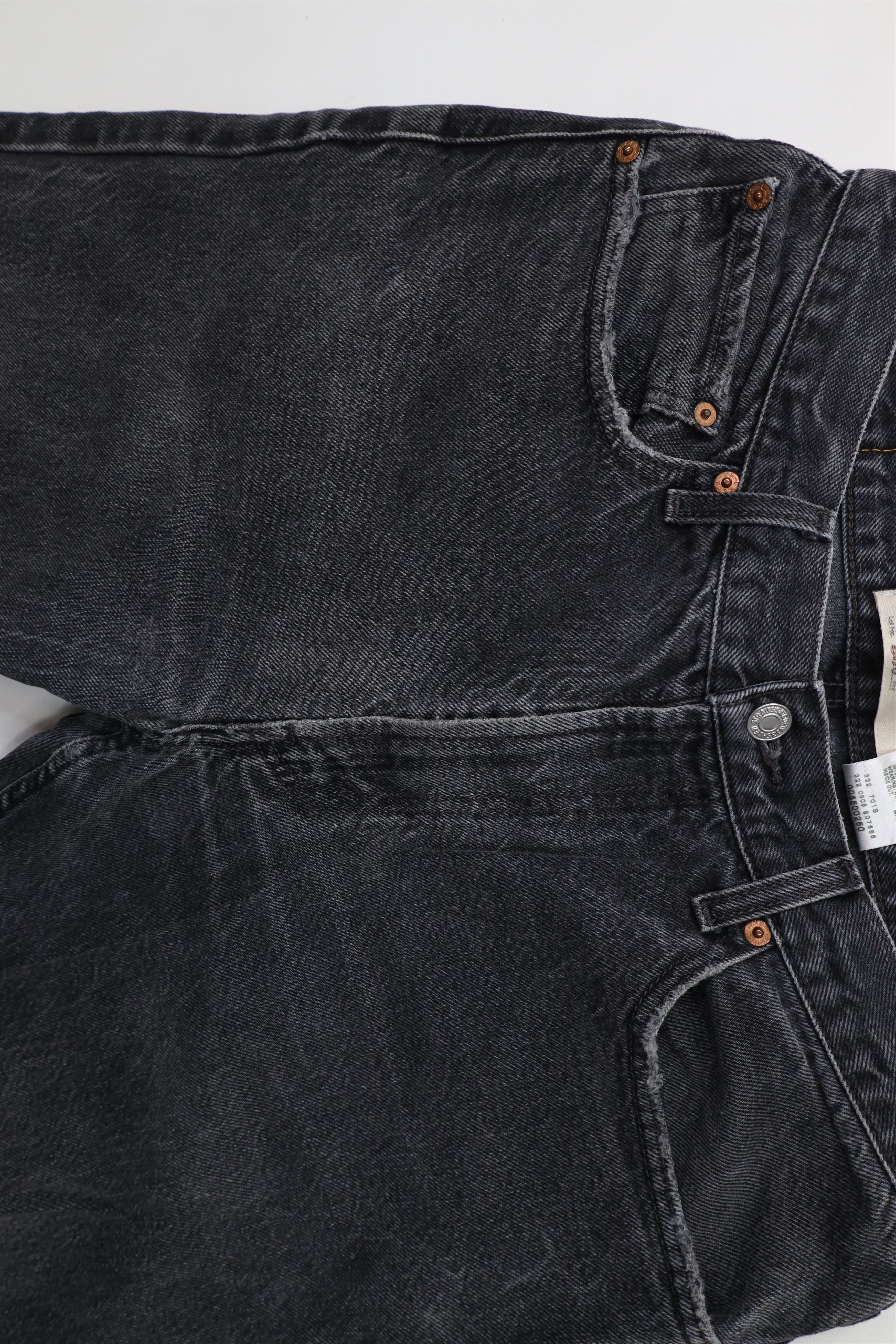 Levi's × Vintage Vintage Y2K 2005 Levis 550 Fit Denim Jeans Black Cotton Size 32 - 6 Thumbnail