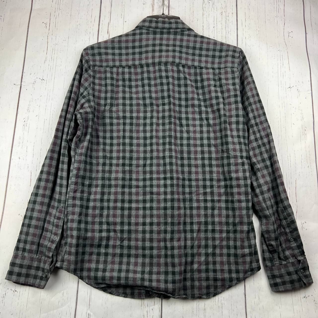 Calvin Klein Calvin Klein Jeans Medium Plaid Long Sleeve Shirt Men Size US M / EU 48-50 / 2 - 2 Thumbnail