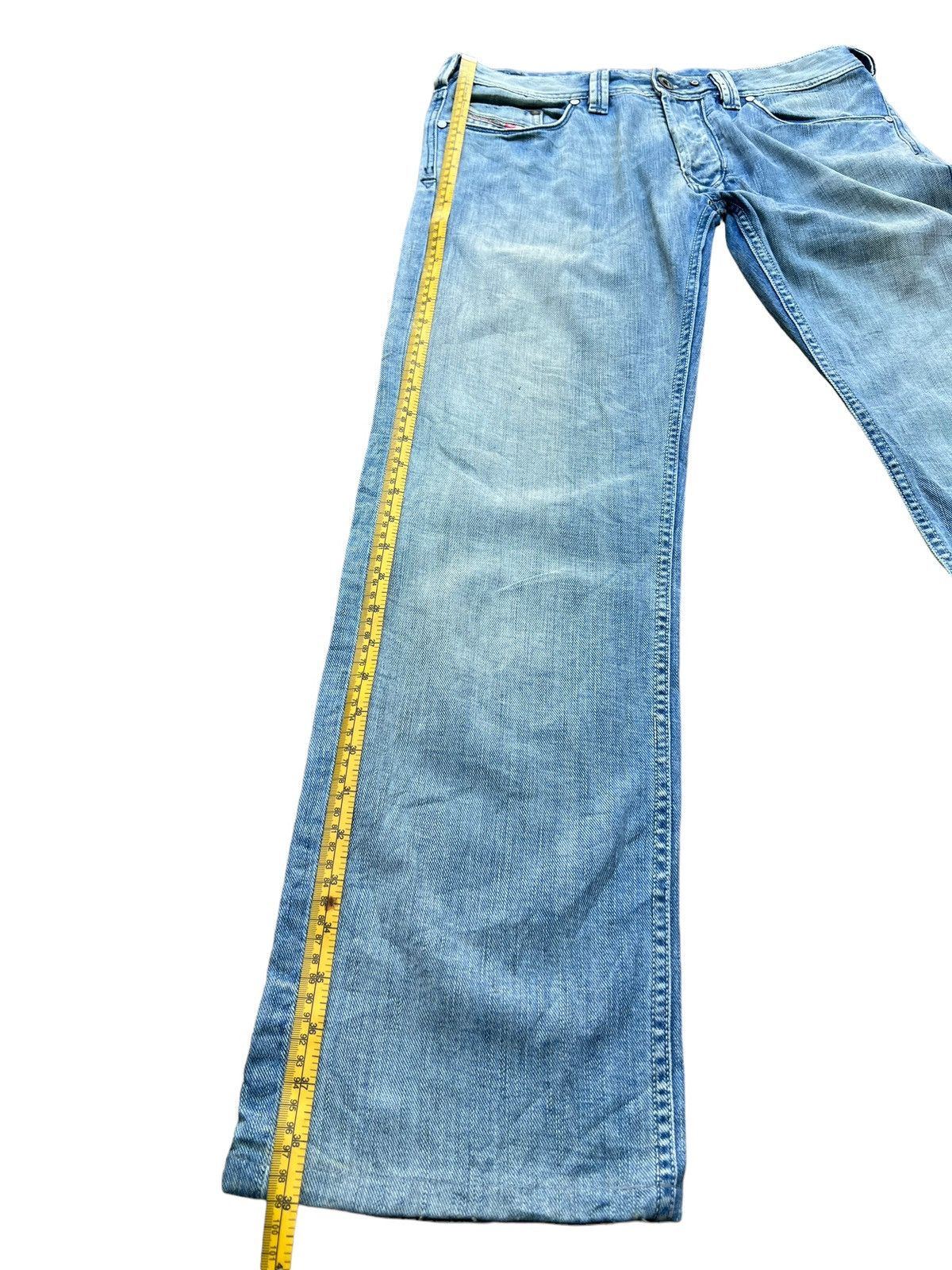 Diesel × Vintage Vintage Distressed Diesel Industry Wide Jeans 32x30 Size US 32 / EU 48 - 12 Thumbnail