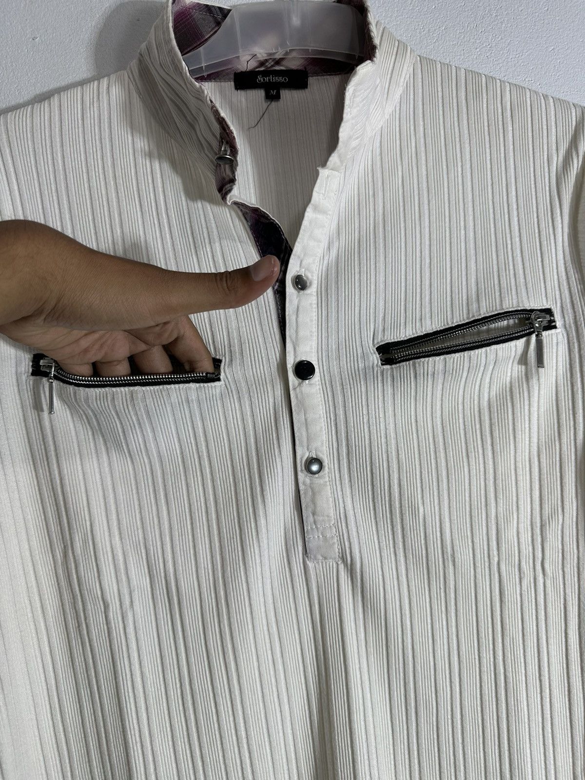 Yohji Yamamoto ARCHIVE 2000s SORTISSO SHIRT BUTTON YOHJI YAMAMOTO STYLE Size US M / EU 48-50 / 2 - 4 Thumbnail