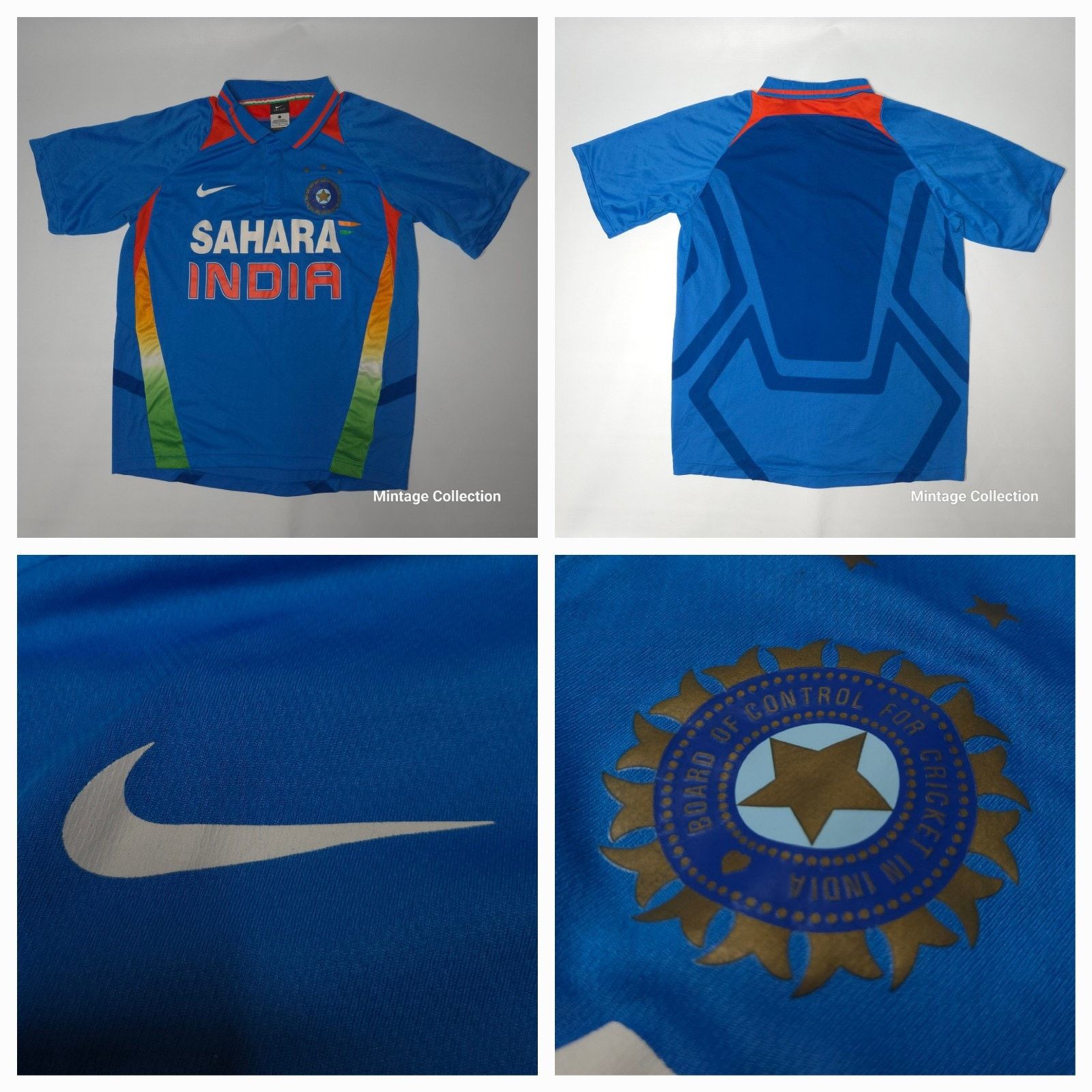 Nike NIKE SAHARA INDIA NATIONAL TEAM CRICKET BLUE POLO JERSEY L Size US L / EU 52-54 / 3 - 1 Thumbnail