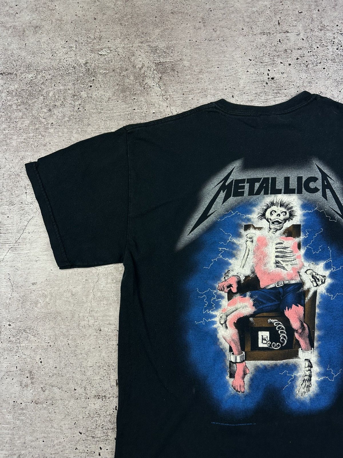 Band Tees 2007 Metallica Ride The Lightning Double Sided T Shirt Size US M / EU 48-50 / 2 - 19 Thumbnail