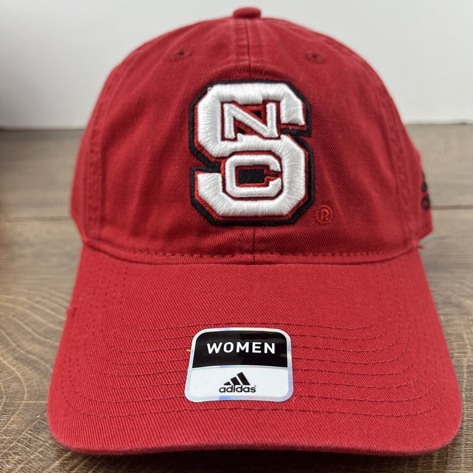 Adidas NC State Wolfpack Womens Hat Red Cap Adidas Adjustable Red A Size ONE SIZE - 3 Thumbnail
