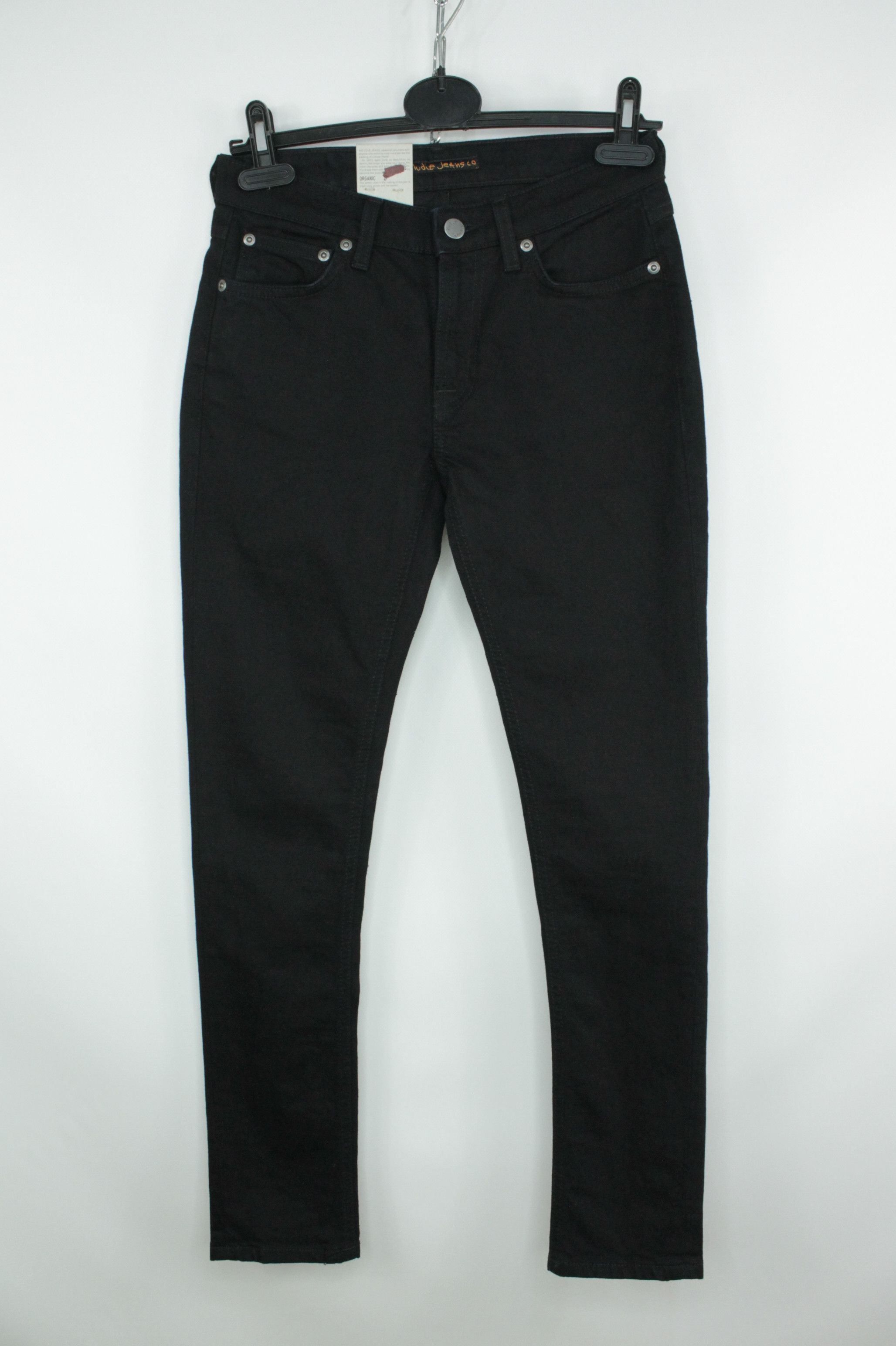 Nudie Jeans Nudie Jeans Skinny Lin Black Black Skinny Fit Women's Jeans Size 27" / US 4 / IT 40 - 4 Thumbnail