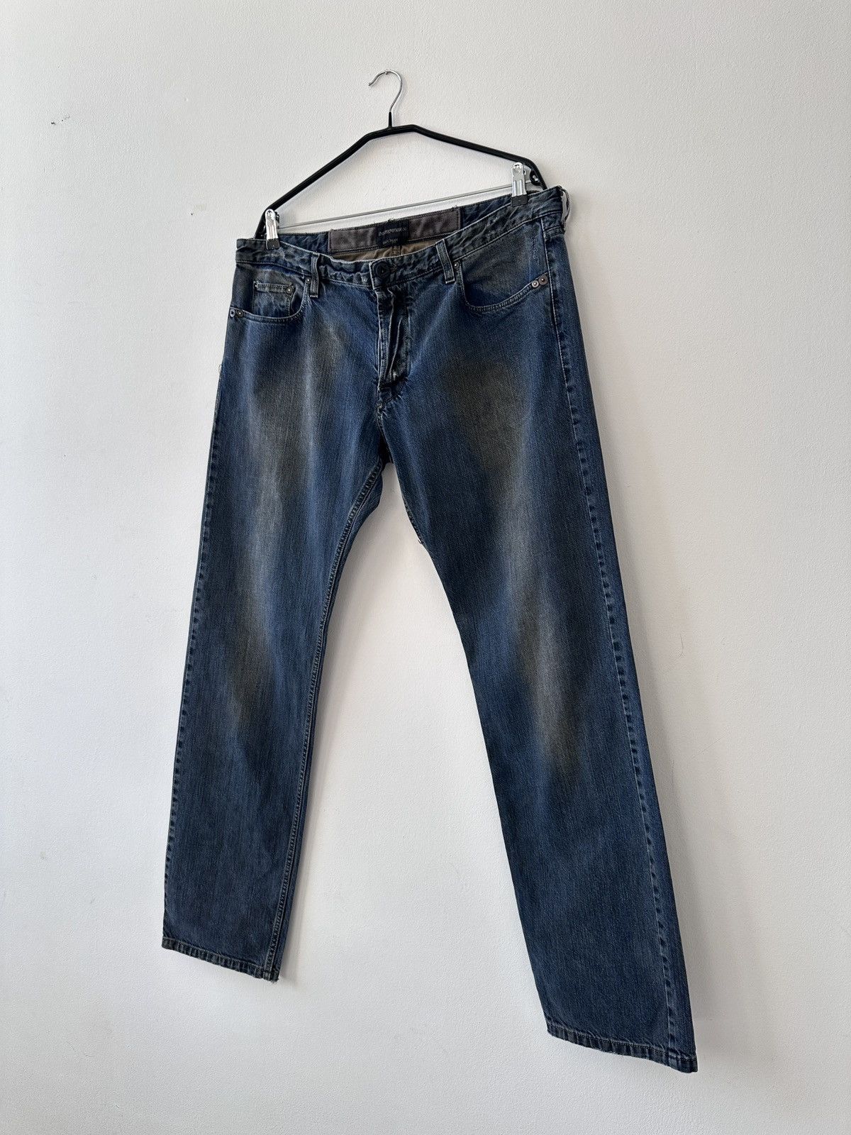 Emporio Armani Emporio Armani Sean Basic Fit Jeans Mens Size 38 Blue Denim Size US 38 / EU 54 - 5 Thumbnail