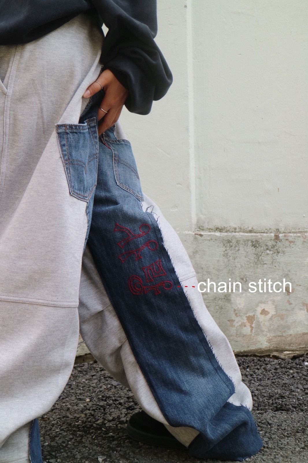 Levi's handmade custom Levi's denim sweatpants(only one) Size US 34 / EU 50 - 2 Thumbnail