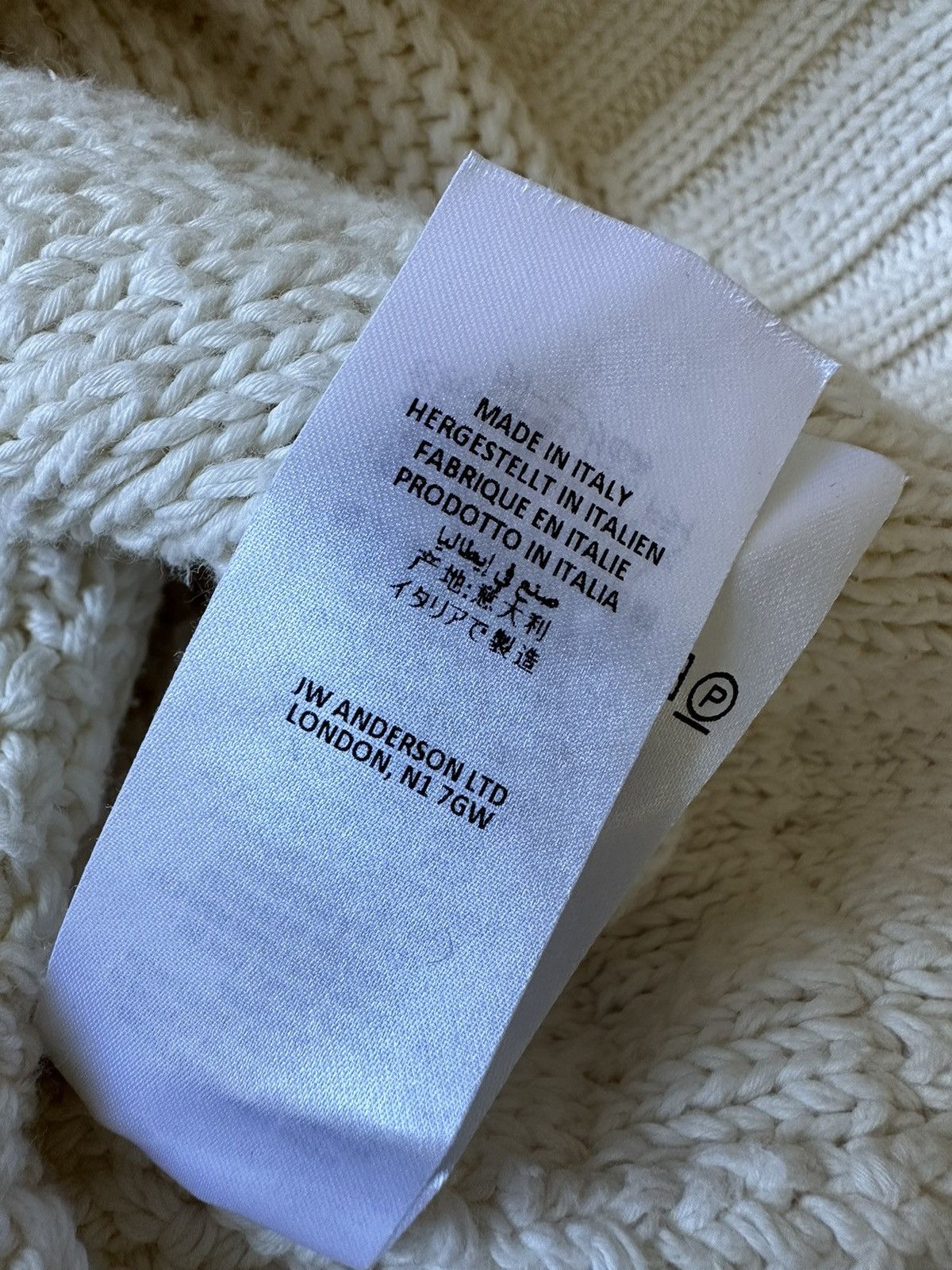 Designer × JW Anderson SS20 JW Anderson Cotton Patch Work Knitted Sweater Heavy Size US L / EU 52-54 / 3 - 10 Thumbnail