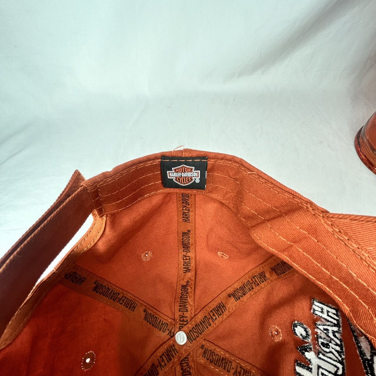 Harley Davidson Harley Davidson Gainesville FL Embroidered Strapback Dad Hat Size ONE SIZE - 4 Thumbnail