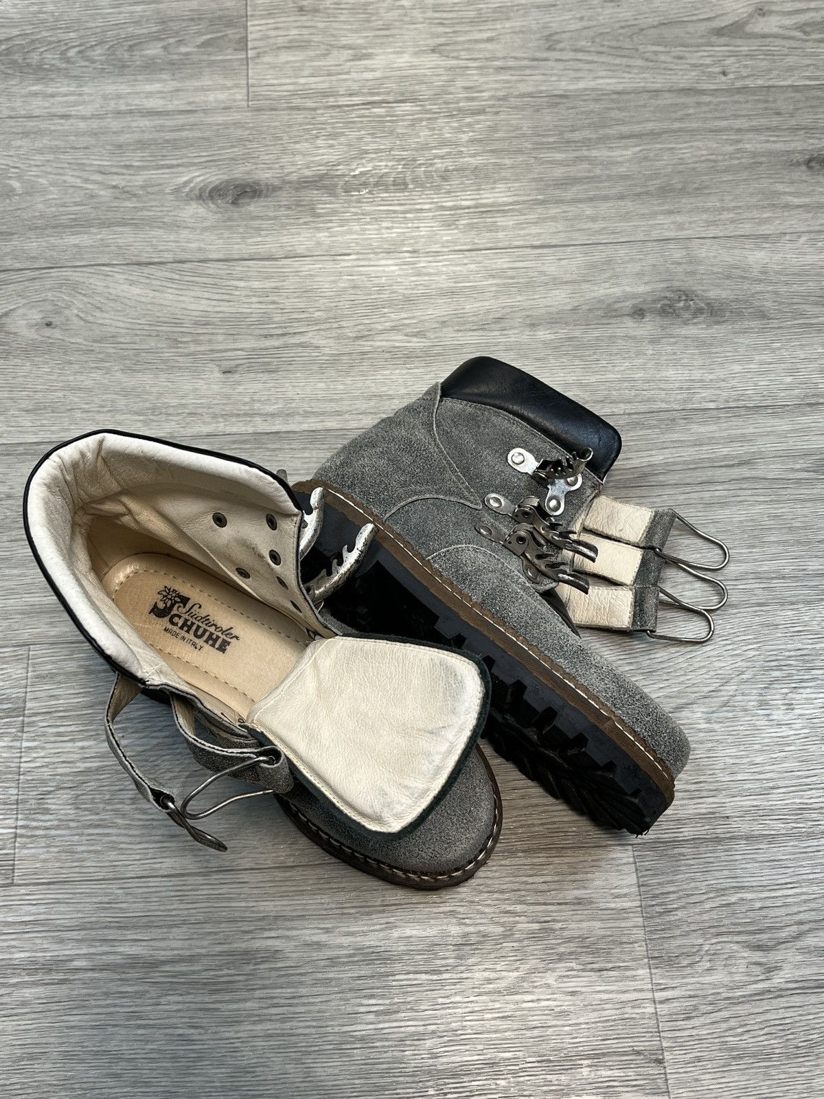 Other Vintage y2k Grey Suede Hiking Boots – Women’s 36 Size US 6 / IT 36 - 5 Thumbnail