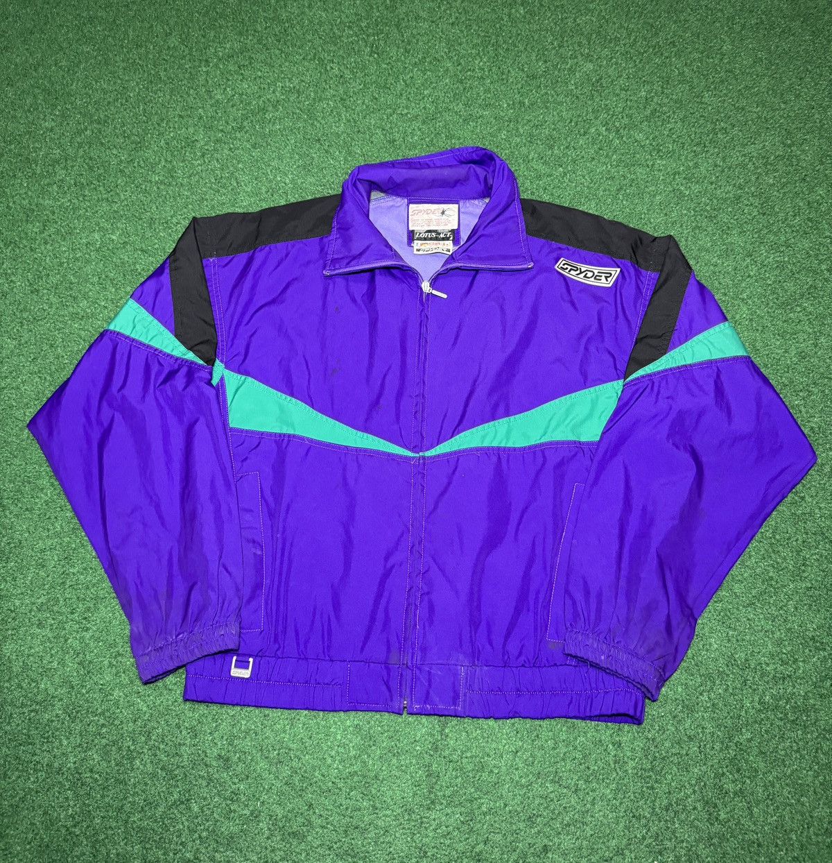 Spyder Vintage Spyder Lotus Act 90s Purple Med Windbreaker Jacket Size US M / EU 48-50 / 2 - 1 Thumbnail